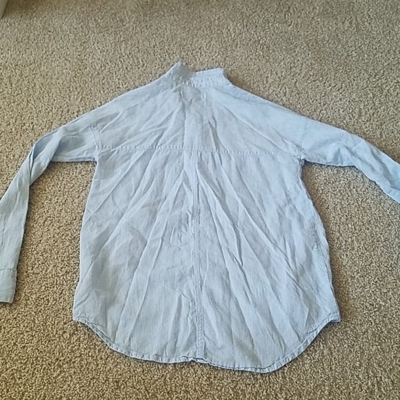 Old Navy Light Blue Flannel - Picture 6 of 6